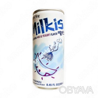 Корейский напиток Милкис, оригинальный, от компании Lotte - это газированный нап. . фото 1