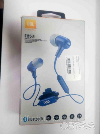Bluetooth-навушники з мікрофоном, вставлені (затички), закриті, час роботи 8 ч, . . фото 1