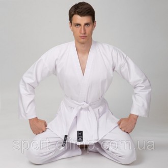 Классическое кимоно для каратэ единоборств MATSA Белое (х-б, р-р 5 (180см), вес . . фото 4