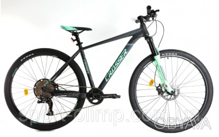 Велосипед Crosser 075С 29" (рама 17, 21S) Hidraulic Shimano сіро-зелений
Новинка. . фото 1