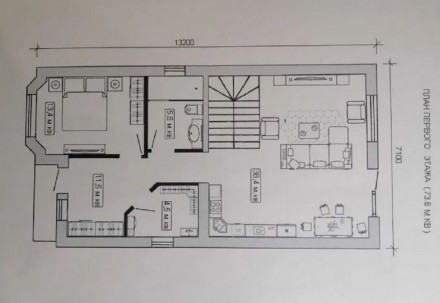 
 14704 В продаже двухэтажный дом на Таирова. Общая площадь 140 кв.м. 
Состояние. Таирова. фото 5