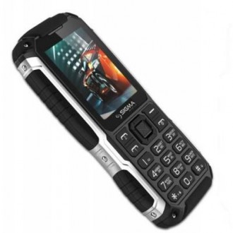Мобильный телефон Sigma PT68(4400mAh) Black (4827798855515) — это надежный защищ. . фото 4