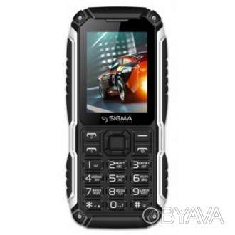 Мобильный телефон Sigma PT68(4400mAh) Black (4827798855515) — это надежный защищ. . фото 1