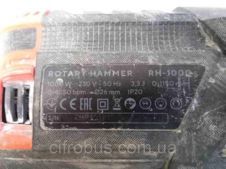 Перфоратор Dnipro-M RH-100Q (19776000) позволяет проделать отверстия в различных. . фото 3