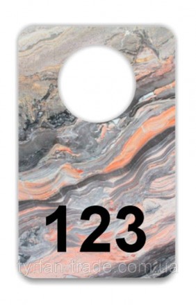 Номерки для гардероба зі сріблястого металу двосторонні з лого та номером, що ви. . фото 7