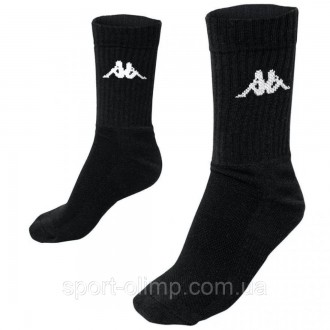 &nbsp, Універсальні шкарпетки Kappa Trisper Tennis Sock 3-pack black - 303WIG0-9. . фото 3