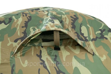 Двухместная палатка Tramp Lite Hunter2
камуфляжной расцветки с двумя входами для. . фото 7