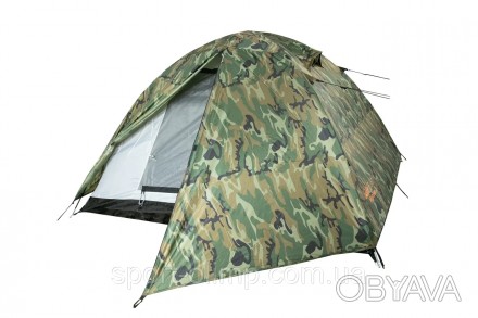 Двухместная палатка Tramp Lite Hunter2
камуфляжной расцветки с двумя входами для. . фото 1