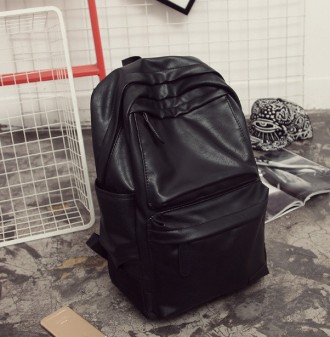 
Мужской кожаный рюкзак (экокожа)
 Характеристики:
Материал: высококачественная . . фото 2