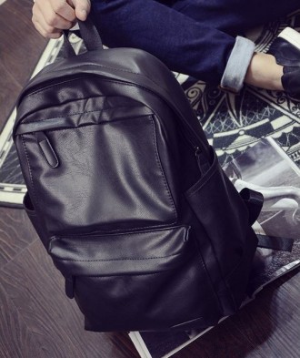 
Мужской кожаный рюкзак (экокожа)
 Характеристики:
Материал: высококачественная . . фото 4