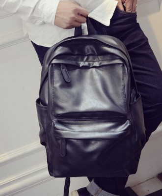 
Мужской кожаный рюкзак (экокожа)
 Характеристики:
Материал: высококачественная . . фото 3