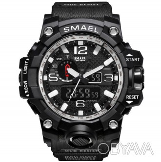 
Мужские спортивные часы SMAEL
 Характеристики:
Материал корпуса - метал+пластик. . фото 1