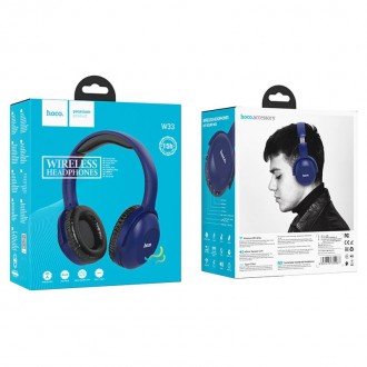 Описание Наушников Bluetooth HOCO W33 Art sount BT5.0, голубых
Наушники Bluetoot. . фото 5