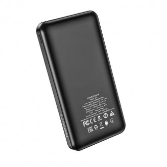 
Описание УМБ портативного зарядного Power Bank BOROFONE Minimalist BJ3 10000mAh. . фото 5