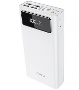 
Описание УМБ портативного зарядного Power Bank HOCO General J65 30000mAh, 4USB,. . фото 2