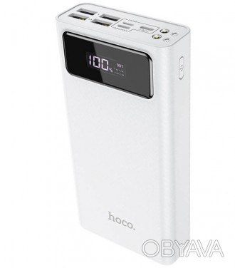 
Описание УМБ портативного зарядного Power Bank HOCO General J65 30000mAh, 4USB,. . фото 1