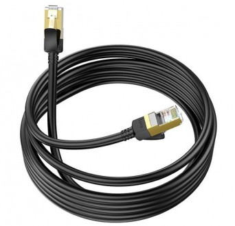 Кабель сетевой LAN RJ45 HOCO US02 Level pure copper gigabit, 3 м, черный. Дніпро. фото 1 Кабель сетевой LAN RJ45 HOCO US02 Level pure copper gigabit, 3 м, черный. Дніпро. фото 1