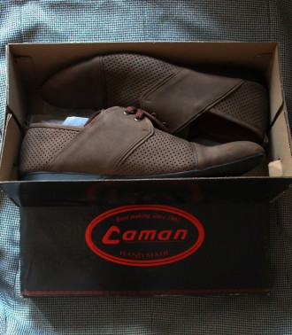 Нові туфлі бренда "Caman" 45 розміру, йдуть в фірмовій коробці що на ф. . фото 2
