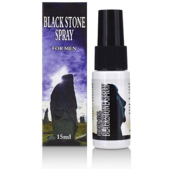Спрей Black Stone помогает отсрочить наступление оргазма благодаря слегка охлажд. . фото 2