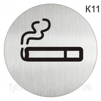 Металева інформаційна табличка знак «Не палити, куріння заборонено»
Настінна або. . фото 8