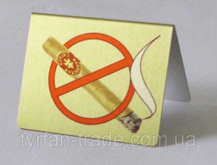 Настільна табличка не курити з металу
. . фото 3