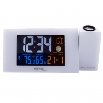 Проекційний годинник з будильником Technoline WT537 White крім своєї основної фу. . фото 4