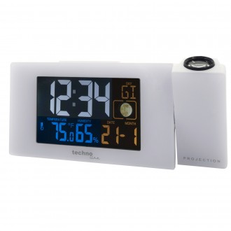 Проекційний годинник з будильником Technoline WT537 White крім своєї основної фу. . фото 3