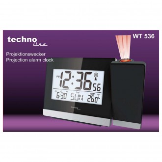 Проекційний годинник з будильником Technoline WT536 дозволяє не лише змінити кут. . фото 6