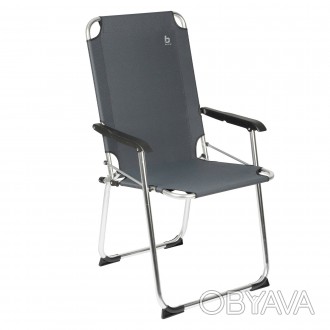 Дуже легке розкладне крісло Bo-Camp Copa Rio Comfort XXL має високу пряму спинку. . фото 1
