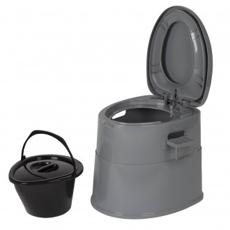 Переносний біотуалет Bo-Camp Portable Toilet Comfort 7 Liters Grey практичний та. . фото 11