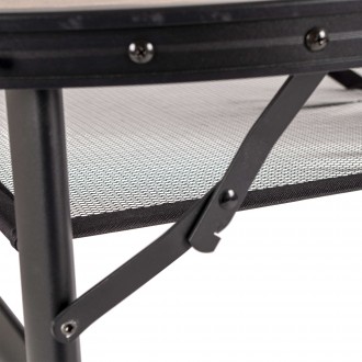 Овальний алюмінієвий стіл Bo-Camp Woodbine Oval 150x80 cm дуже зручний в експлуа. . фото 12