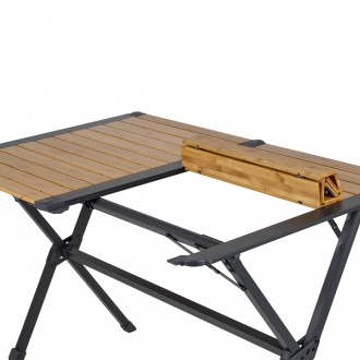 Bo-Camp Maryland L 111x72 cm - це великий та стійкий стіл з бамбуковою стільнице. . фото 3