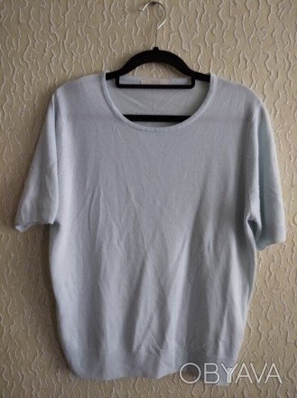 Теплая футболка,кофточка,джемпер мятного цвета, Marks& Spencer
