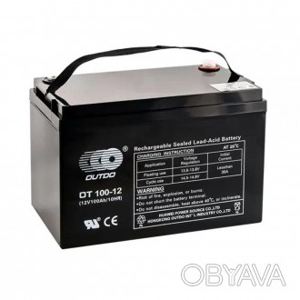 Аккумуляторная батарея OUTDO AGM OT 100-12 - правильная батарея для твоих устрой. . фото 1
