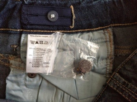 Новая джинсовая юбка девочке 9-11 лет, р.140,Сток.
ПОТ 32 см,пояс внутри на рез. . фото 6