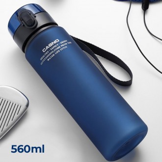 Пляшка для води CASNO 560 мл KXN-1115 Синя. Запорожье. фото 1 Пляшка для води CASNO 560 мл KXN-1115 Синя. Запорожье. фото 1