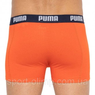 Боксери Basic Boxer 2-pack blue/orange — 521015001-002 з колекції PUMA в спортив. . фото 4