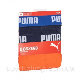 Боксери Basic Boxer 2-pack blue/orange — 521015001-002 з колекції PUMA в спортив. . фото 7