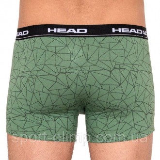 Універсальні чоловічі труси-боксери Head Mesh Print Boxer 2-pack green / gray - . . фото 4