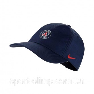 Кепка Nike Paris Saint Germain H86 Cap Junior blue &mdash, CU7702-410 из полиэст. . фото 4
