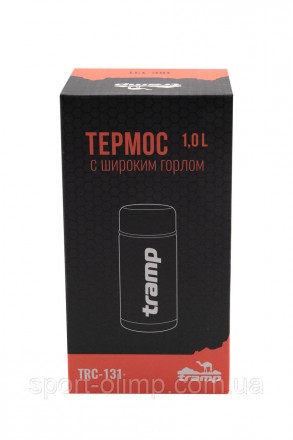 Пищевой термос Tramp TRC-131 с широким горлом объемом 1 л.
Термос с широким горл. . фото 9
