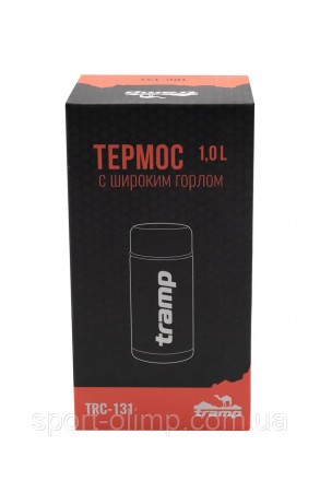Пищевой термос Tramp TRC-131 с широким горлом объемом 1 л.
Термос с широким горл. . фото 18