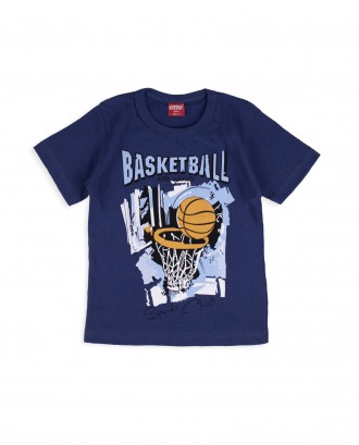 Футболка для хлопчика "Basketball", Темно-синій, 86 (1.5 роки). Харьков. фото 1 Футболка для хлопчика "Basketball", Темно-синій, 86 (1.5 роки). Харьков. фото 1