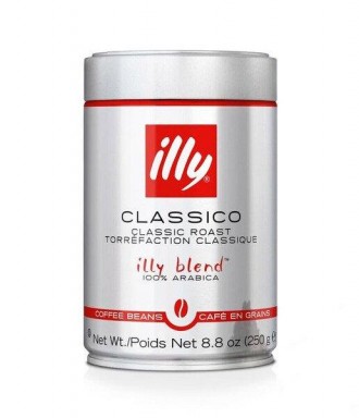 Кофе в зернах ILLY Classico Medium ж/б 0,25 кг На сегодняшний день самой популяр. . фото 2