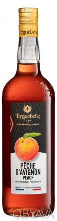 Сироп Eyguebelle Прованский персик 1л - отлично подходит для добавления в кофейн. . фото 1