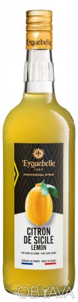 Сироп Eyguebelle Цедра лимона 1л - отлично подходит для добавления в кофейные, б. . фото 1
