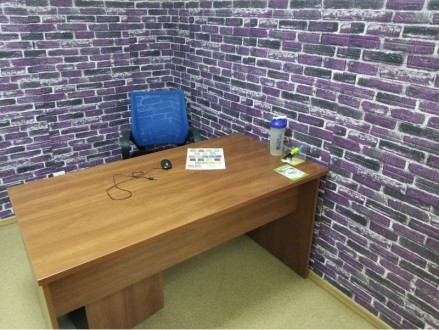 Самоклеющаяся декоративная 3D панель под фиолетовый екатеринославский кирпич 700. . фото 3