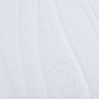 Самоклеящаяся 3D панель белая волны 700x700x7мм3D панели самоклейки белая волны . . фото 7