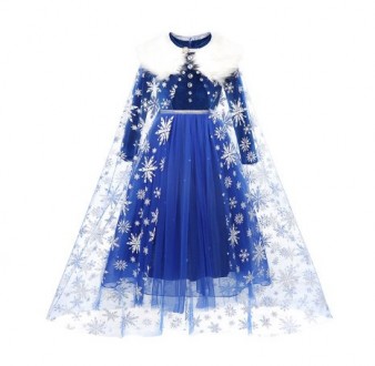 Платье Эльзы синий бархат
Невероятный наряд!
Платье из качественного синего барх. . фото 3