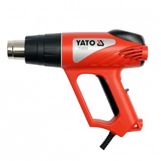 Строительный фен YATO YT-82292 предназначен для обдувания поверхностей горячим в. . фото 2
